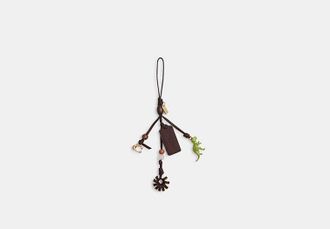 Coach Dino Heritage Leather Bag Charm