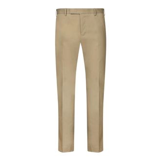 Pantaloni Torino Broeken, Heren, Groen, L, Katoen, Salie Groene Stretch Gabardine Broek