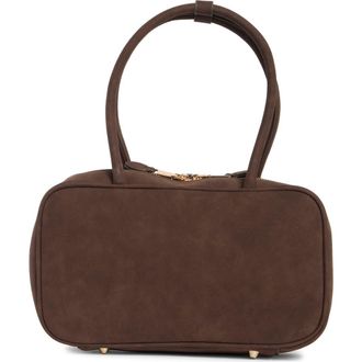 Urban Expression Faux Suede Shoulder Bag in Chocolate at Nordstrom Rack