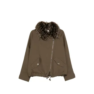 VALENTINI 1972 Faux-fur Trim Hooded Jacket