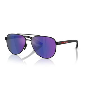 Prada Sunglasses, unisex, Black, Size: 58 MM Linea Rossa Psa52S Sunglasses