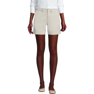Lands End Plus Size Classic 7 Chino Shorts in Light Stone at Nordstrom, Size 16Short
