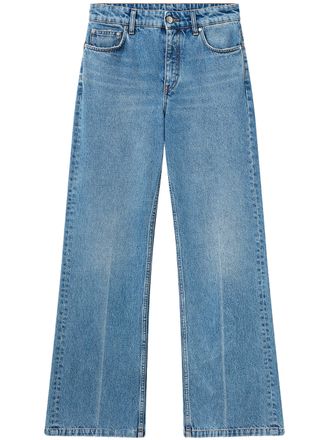 【関税&送料込】Stella Mccartney Light Blue Denim Jeans Stella McCartney Star cut-out Jeans | Blue | FARFETCH