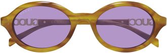 Gucci Sunglasses Gg2153 S 004 Brown/Purple Woman