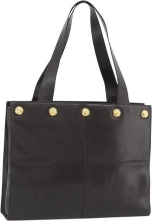 Ferragamo Tweedehands leren handtassen - Dames - Vintage Shopper - Bruin - ONE Size - Vintage