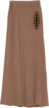 Bazar Deluxe Bazar Deluxe, Maxi Skirts, female, Brown, Size: 2XS Maxi Skirt