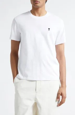 Ami Ami de Coeur Cotton T-Shirt in Blanc at Nordstrom, Size X-Large