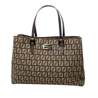 Fendi Pre-owned Canvas Tote Bag - Dames - Pre-owned - Bruin - Maat: ONE Size Leer