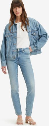 Levi's Vaqueros 712 ajustados con bolsillo ribeteado - Mujer - 23X30 - Azul / Blue Wave Light