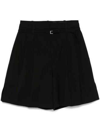 BOSS Geplooide shorts - Zwart