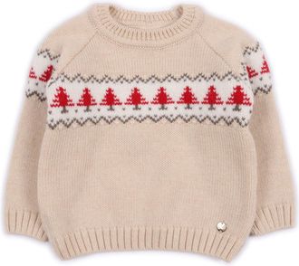 Paz Rodriguez Pullover in maglia per neonato Acebo