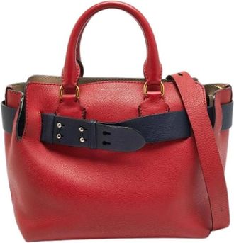 Burberry Pre-owned Handbags, female, Red, Size: ONE SIZE Pre-owned Vintage Handbag
