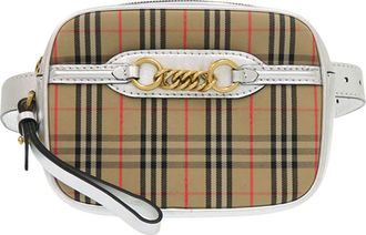 Burberry Pre-owned Burberry Haymarket Check Canvas 1983 Link Belt Bag Ladies ZB9MEEN5F5IWOP2J