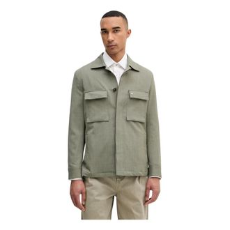 Michael Kors Jassen, Heren, Groen, 2Xl, Wol, Shirt Jacket