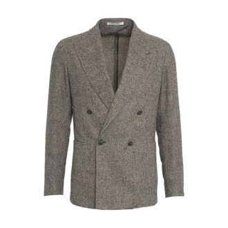 Tagliatore Blazers, male, Brown, Size: XL Mens Clothing Blazer Marrone Aw25