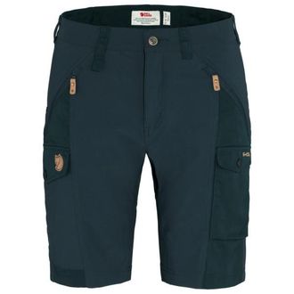 Fj&auml;llr&auml;ven Nikka Shorts Curved Shorts f&uuml;r Damen | blau