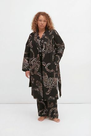 Desmond & Dempsey Quilted Robe in Jag Navy at Nordstrom, Size X-Large Uk
