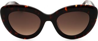 Kate Spade New York CAPRIGS Cat Eye Sunglasses - Brown