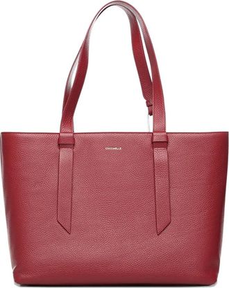 Coccinelle Borsa a spalla Malory grande in pelle - Rosso