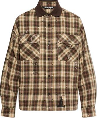 Palm Angels Uomo, Magliette, Marrone, L, new