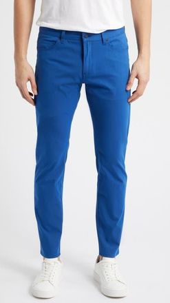 BOSS Delaware Slim Fit Five Pocket Pants in Open Blue at Nordstrom, Size 36 X 32