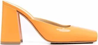 Bottega Veneta Tower Block-Heel Mules