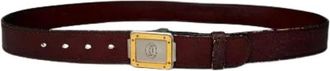 Cartier Pre-owned Vintage Leren Riem - Dames - Vintage Accessoires - Rood - ONE Size - Leer - Vintage