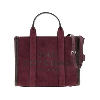 Marc Jacobs Tote Bags, female, Purple, Size: ONE SIZE The Medium Tote Suede