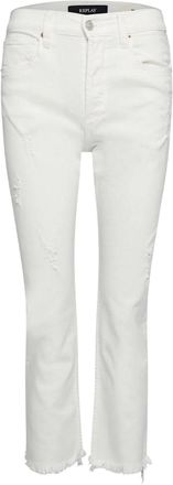 Replay Dames/Dames Katoenen Effen Rechte Jeans (Wit)