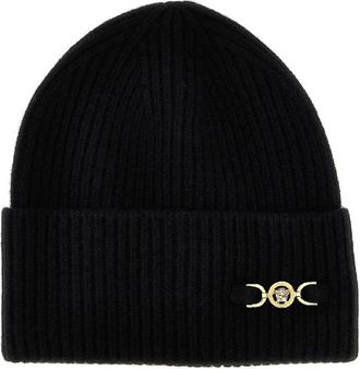 Versace Medusa 95 Medallion Knit Beanie