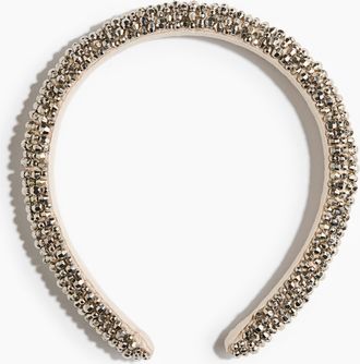 H&M Haarreif mit Strass - Beige