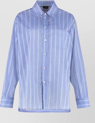 Etro striped cotton shirt