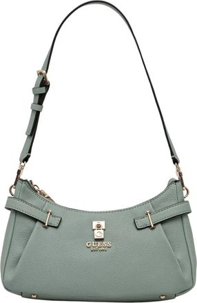 Guess Yesba Schoudertas - Dames - Schoudertassen - Groen - ONE Size - Leer - Tassen