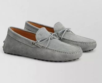 Tod's suede leather loafers