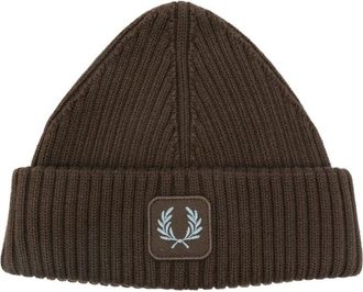 Fred Perry Fred Perry Cotton Ribbed Beanie