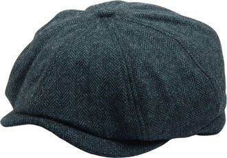 TruClothing Herringbone Newsboy Hat Classic Wool Blend Flat Cap