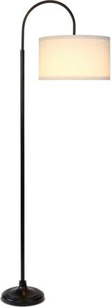 Brightech Nora 68 Height-Adjustable Black LED Arc Floor Lamp in Classic Black at Nordstrom