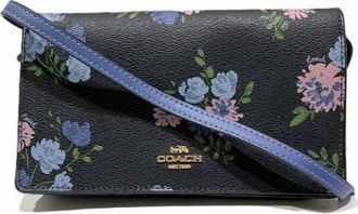 Coach Pre-owned Cross Body Bags, female, Multicolor, Size: ONE SIZE Pre-owned PVC Long Wallet