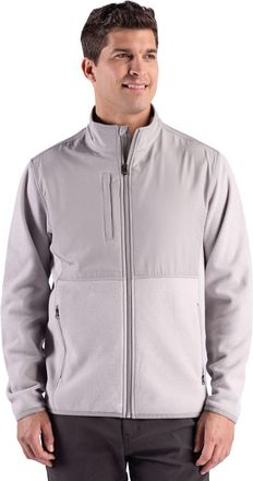 Cutter & Buck Hunts Point Recycled Fleece Mens Hybrid Full Zip Jacket