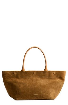 Altuzarra Small Suede Tote in Golden Oak at Nordstrom
