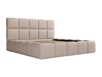 Pascal Morabito Canap&eacute; abatible de 140 x 190 cm - Tela jaspeada - Beige - DAMADO de Pascal Morabito