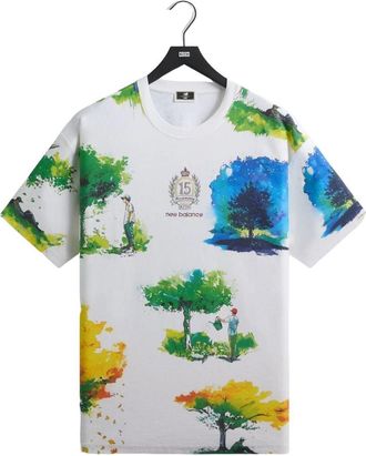 Kith x New Balance Watercolor Quinn T-Shirt White KHM030143-101