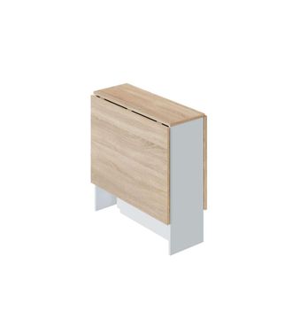 F.R.S. Frs - Mesa De Cocina Con Alas Abatibles Cosmos 31/86/140cm (ancho) 78cm (alto) 77cm (fondo)
