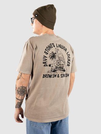 Volcom Liquor Locker Pw Camiseta marr&oacute;n