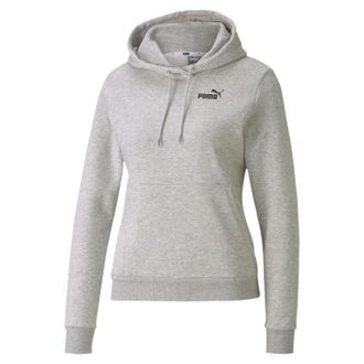 Puma Womens Fleece OTH Hoodie L.Grey Heath 12 (M)