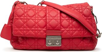 Dior Pre-owned Dior Lambskin Cannage New Lock Shoulder Bag Ladies GNQUIZ0SMSB5JL9L