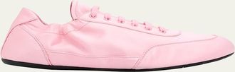 Prada Satin Low-Top Sneakers