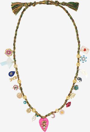 Monoki Kordelhalskette Grigri Joy Mushroom