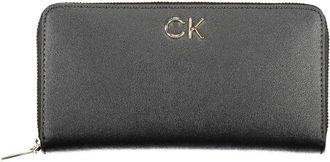 Calvin Klein Polyethyleen Portemonnee - Dames - Portefeuilles - Zwart - ONE Size - Accessoires
