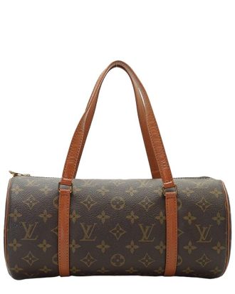 Louis Vuitton Brown Cotton Papillon (Authentic Pre-Loved)